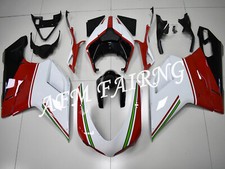 Kit carene carrozzeria stampo iniezione ABS tricolore per Ducati 848/1098/1198 07-12