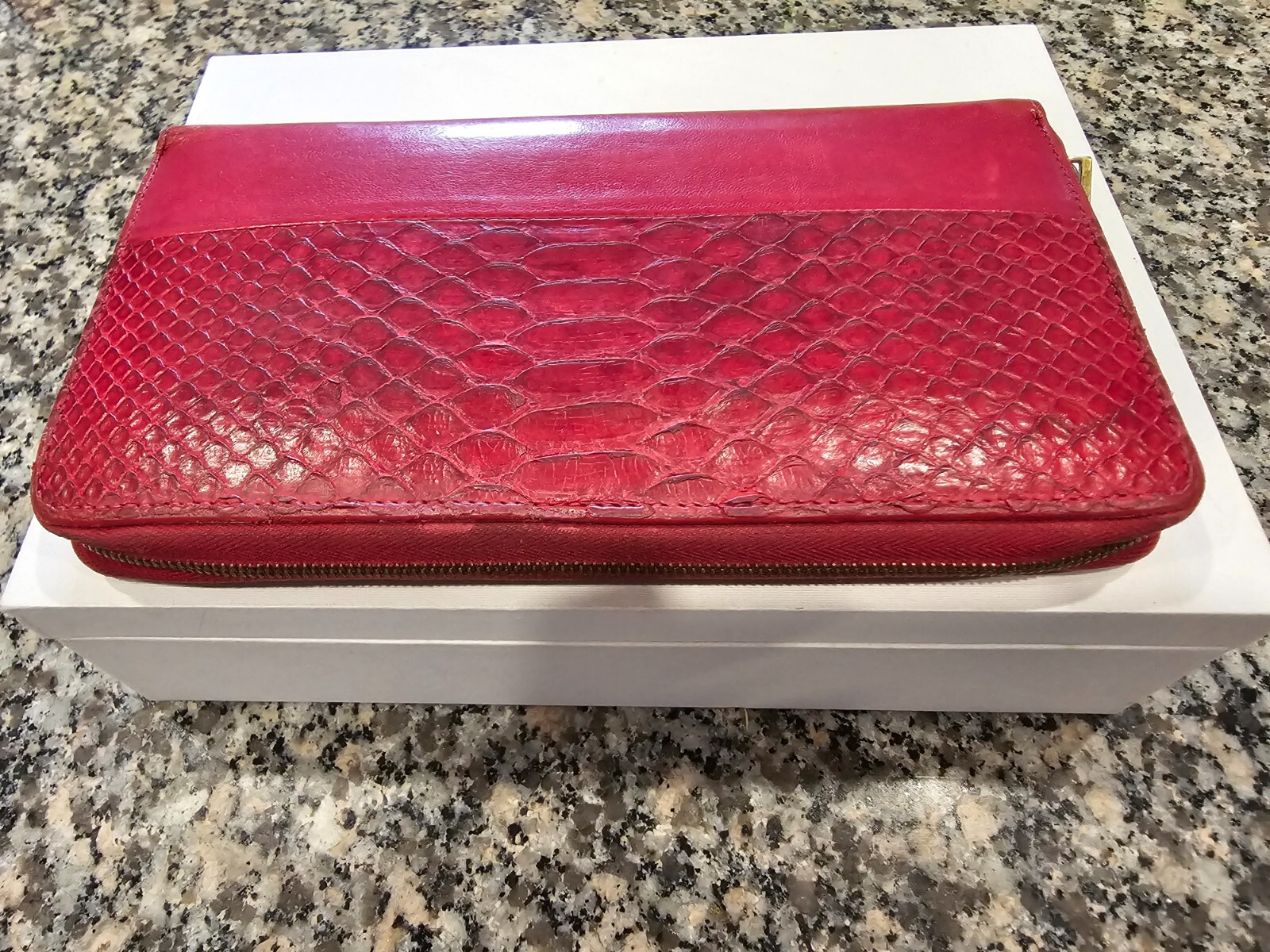 Unique CELINE Women's Snakeskin Python Leather Lo… - image 22