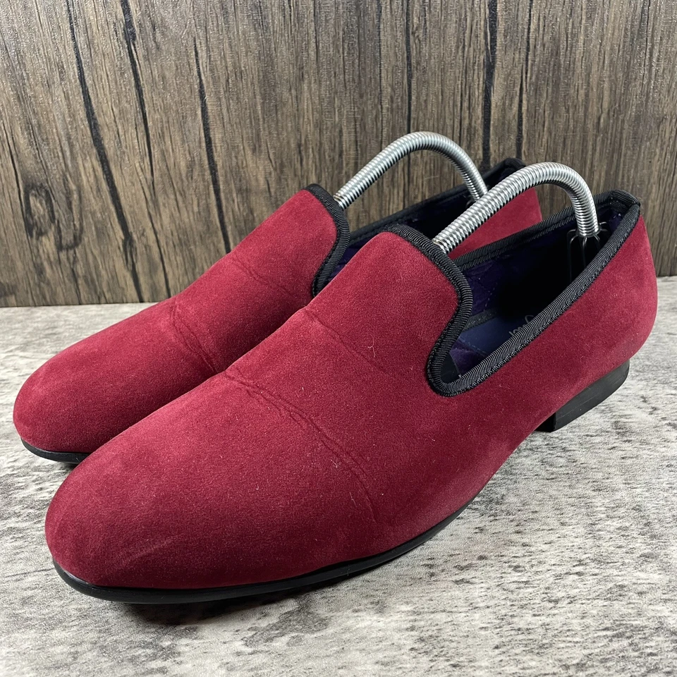 Mocasines sin cordones Duke + Dexter Stealth rojos para hombre talla UK 11/US 11,5-12 Foto 3 de 4