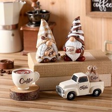 Karenhi 4 Pcs Christmas Coffee Gnomes Bar Decor Accessories Swedish...