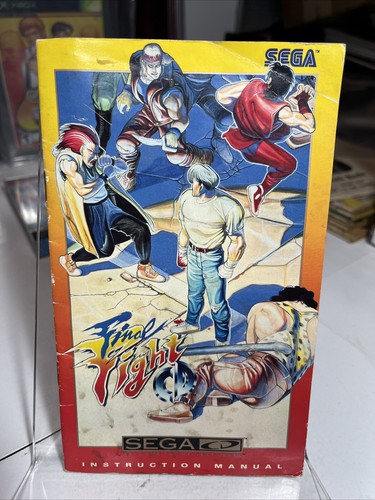 Final Fight CD Sega CD Manuale, senza scheda di registrazione. - Foto 1 di 3