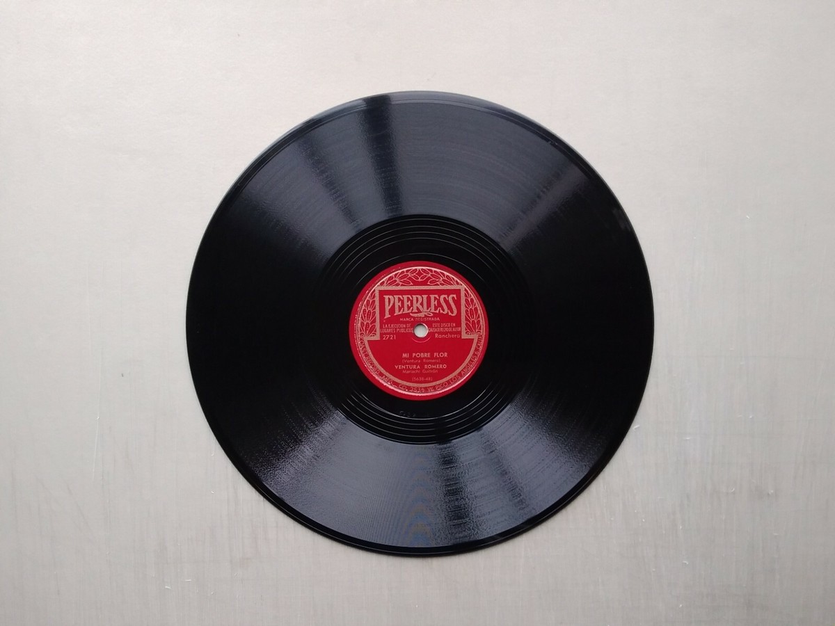 Ventura Romero 78rpm Single 10-inch Peerless Records #2721