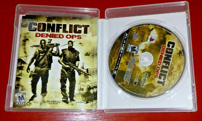 Conflict Denied Ops Sony PlayStation 3 PS3 Complete CIB Free Same Day Ship CDN