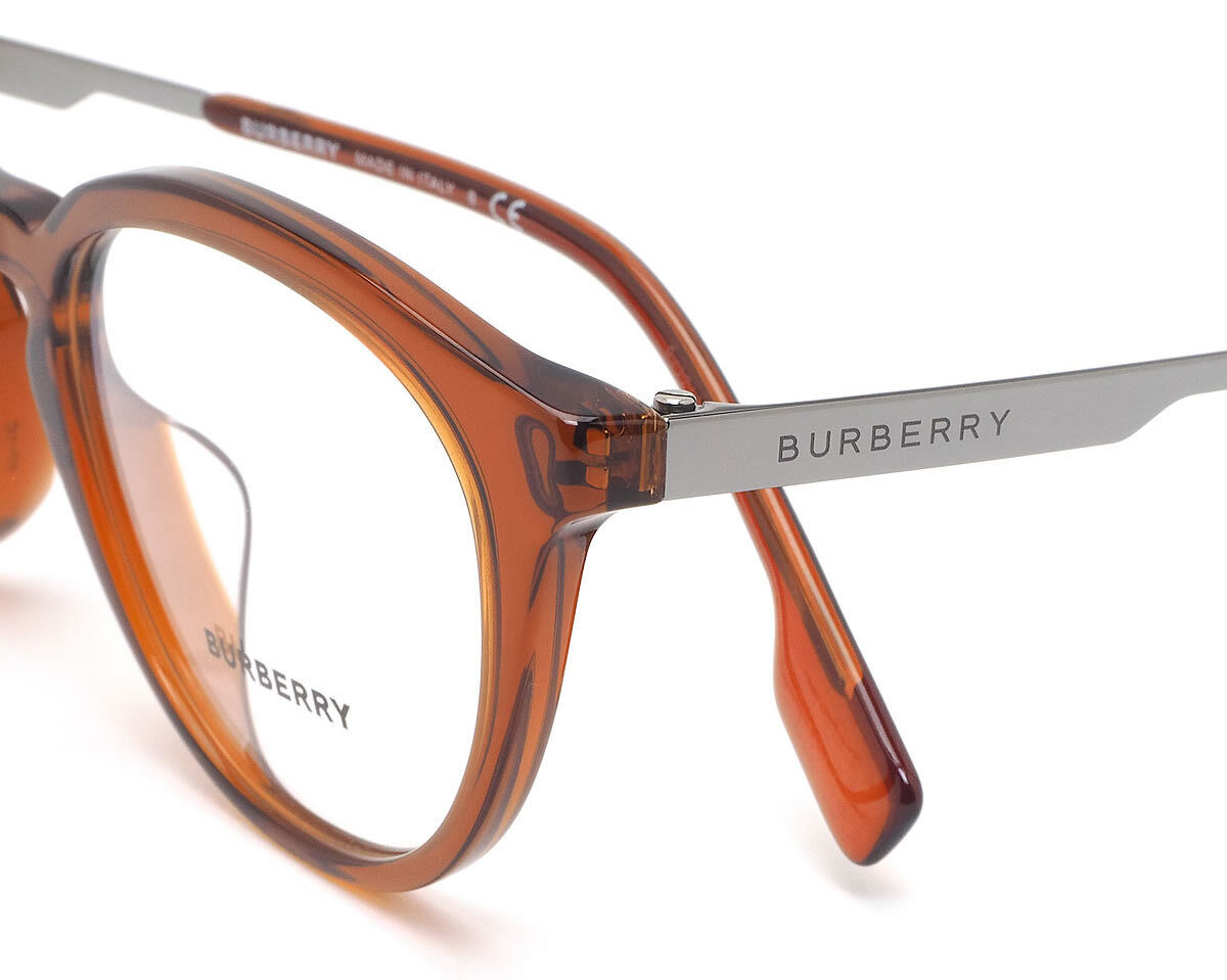 NEW BURBERRY B 2321 3846 BROWN UNISEX EYEGLASSES 49MM 20 145 Burberry Men main image 3