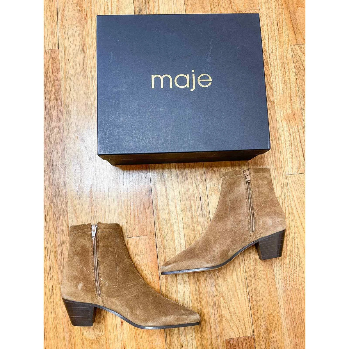 Boots cheap maje camel