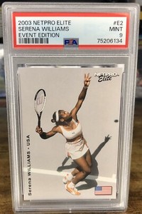 2003 Netpro Elite Event Edition #E2 - SERENA WILLIAMS - PSA 9 - Rookie Card RC