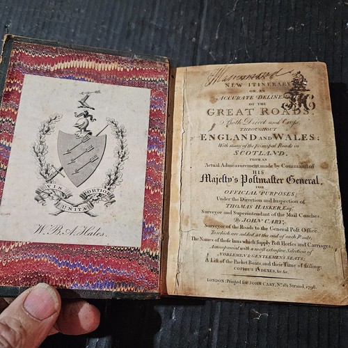 1798 CARY'S BOOK of ROADS BRITAIN, UK Post Office travel - Picture 4 of 12
