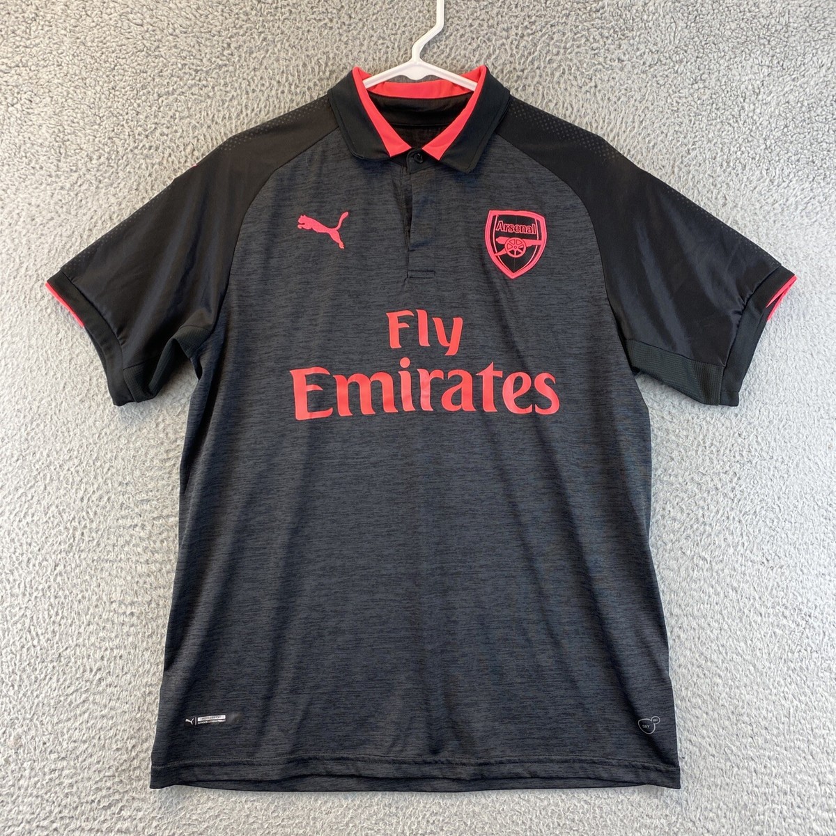 ARSENAL 2017 AUBAMEYANG THIRD SHIRT FOOTBALL SOCCER JERSEY PUMA