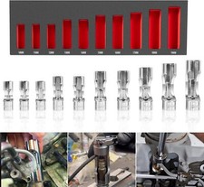 12030 38 Drive Metric Flare Nut Socket Set 10mm-19mm 10 Piece