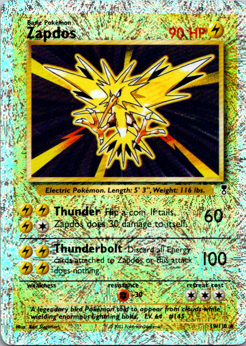 Pokémon Legendary Collection Set - Choose Your Card! 2002 Vintage