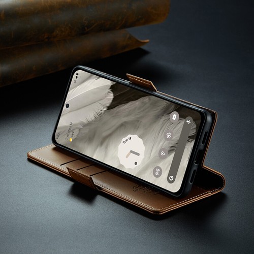 Magnetic Wallet Case Leather Flip Cover for Google Pixel 7A/8A/9A/8/9 Pro XL - Picture 6 of 33