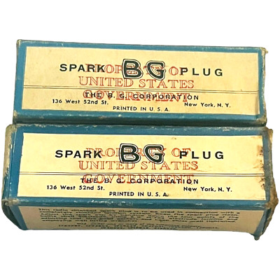 BG Spark Plug Type SS-454 For MICA Aircraft Engine - Prop of US Gov - LOT of 2