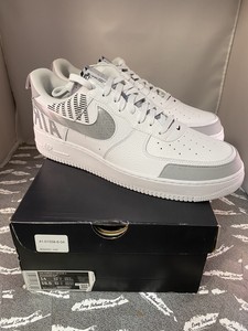 NIKE AIR FORCE 1 '07 LV8 2 UNDER CONSTRUCTION WHITE-GREY SZ 14 [BQ4421-100]  | eBay