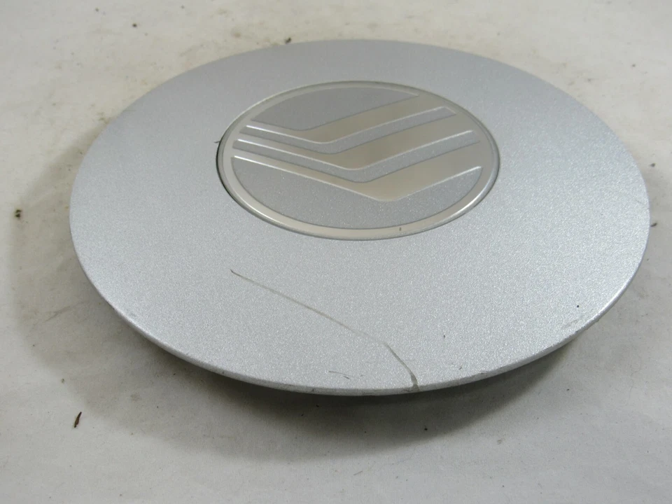 Conjunto de 3 tampas de roda central prata mercury sable fabricante de equipamento original 1996-1998 7 1/4" - Imagem 3 de 4