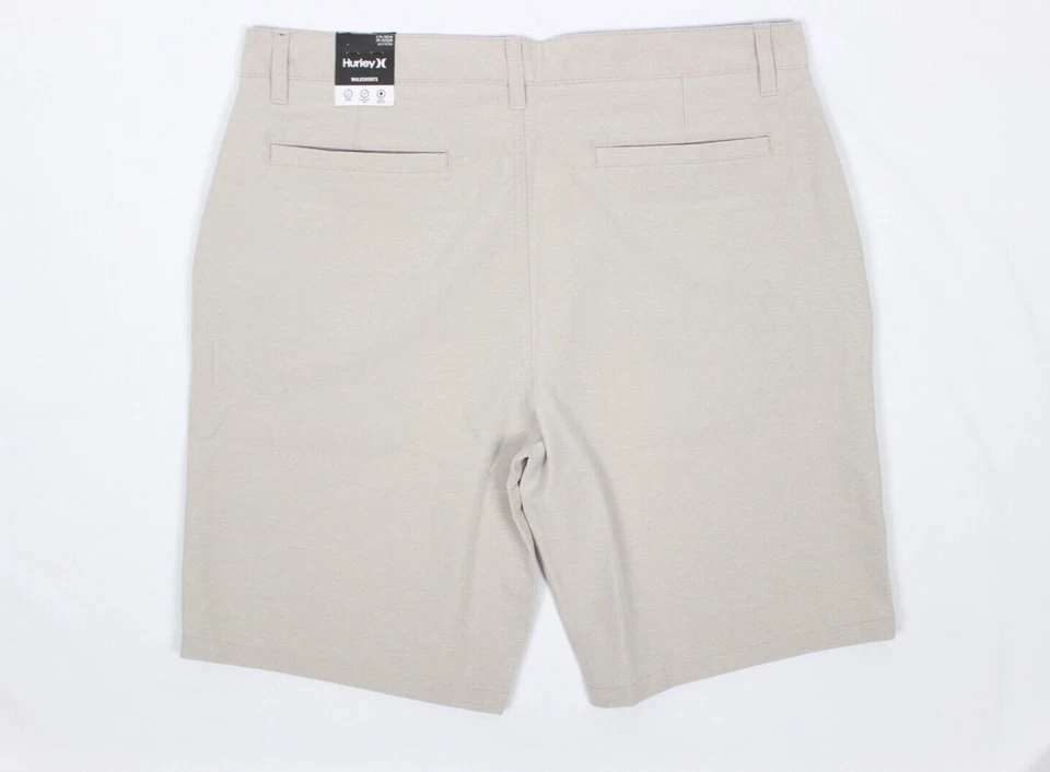 Pantalones Cortos Hurley Para Hombre 20" Todo Terreno Teñido Espacial Híbrido Caqui Foto 2 de 4