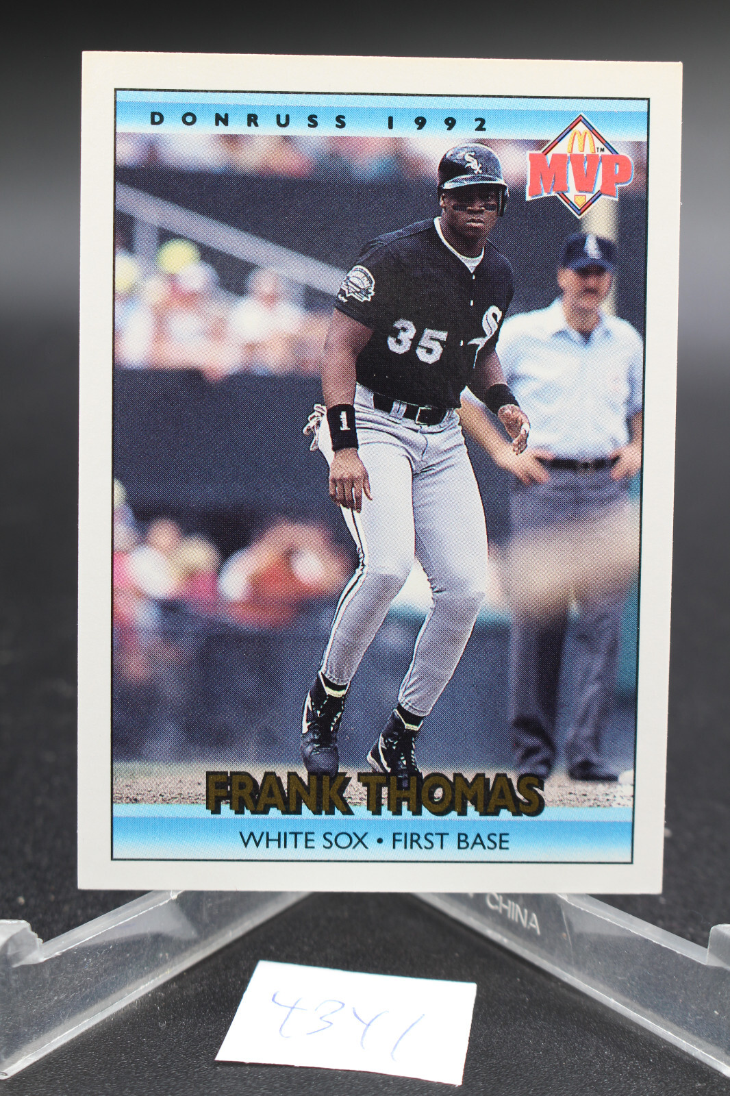 1992 DONRUSS MCDONALD'S MVP #2 FRANK THOMAS CHICAGO WHITE SOX