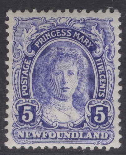 Neufundland 108 1911 Royal Family 5c Prinzessin Mary P13,8 x 14,2 Sehr guter Erhaltungszustand MPH CV 35 $