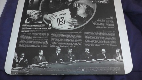 CED VIDEODISC DR. STRANGELOVE PETER VENDEURS G. SCOTT CAPACITANCE DISQUE ÉLECTRONIQUE - Photo 6/9