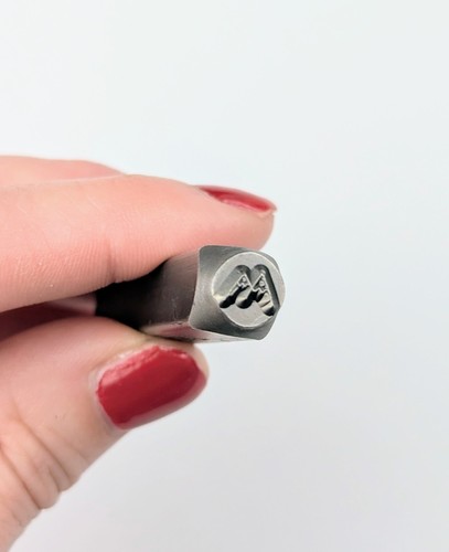 5mm Mountain Peak Metal Punch Design Stamp Silversmithing Metalsmithing Tools