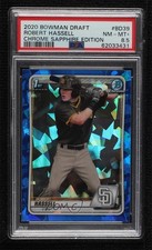 2020 Bowman Chrome Draft Sapphire Edition Robert Hassell III #BD-39 PSA 8.5 0sf1