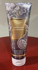 Bath Body Works Snowflakes Cashmere Hydrating Body Cream 8 oz