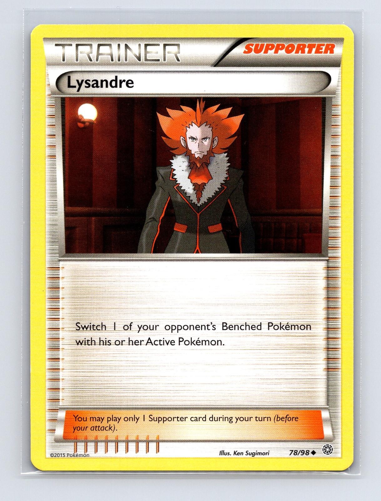 Lysandre 78/98 Sugimori Uncommon 2015 Ancient Origins LP