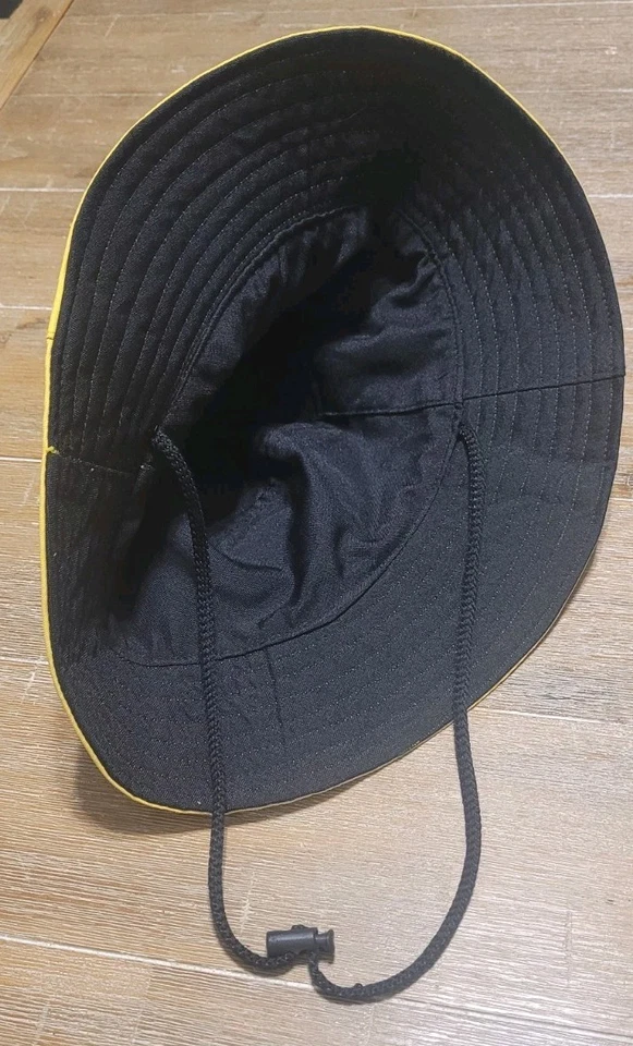 Bob Esponja Calça Quadrada Amarela Infantil Chapéu Balde Boné Queixo Alça Nickelodeon - Imagem 3 de 3