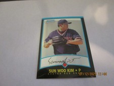 SUN WOO KIM RED SOX  2001 BOWMAN  CHROME  CARD  #227 FREE SHIPPING