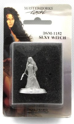 Dark Sword DSM-1152 Sexy Witch (Elmore Masterworks) Female Mage with Wand Wizard