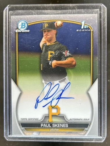 2023 Bowman Draft Paul Skenes Chrome Auto 1st Prospect #CDA-PS Pirates