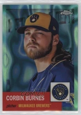 2022 Chrome Platinum Anniversary Aqua Lava Refractor /299 Corbin Burnes #456 3a1
