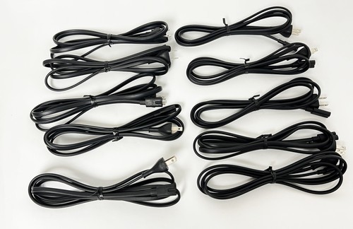 Lot of 10 OEM Apple 2 Prong AC Power Cord Cable Black for Mac Mini 622-00169