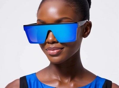 Gafas De Sol Lentes Para Mujeres Grande Nuevo Sunglasses Street Wear Shield New