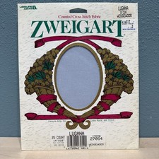 Zweigart Lugana 25 Count 14" x 18" Wedgewood Item 27054 Cross Stitch Fabric