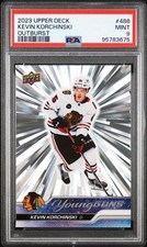 2023 UD OUTBURST #486 KEVIN KORCHINSKI PSA 9