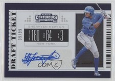 2019 Contenders Draft Picks Prospect Ticket 39/99 Shervyen Newton #2 Auto 2o7