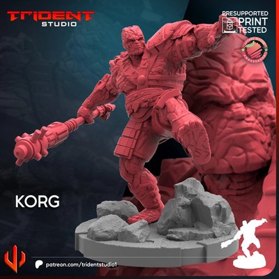 Korg Marvel Crisis Protocol Proxy Miniature | Trident MCP
