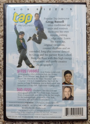 Bob Rizzo's Tap Remixed, DVD Glide Tap Dance with Greg Russell 2003 - Picture 2 of 2