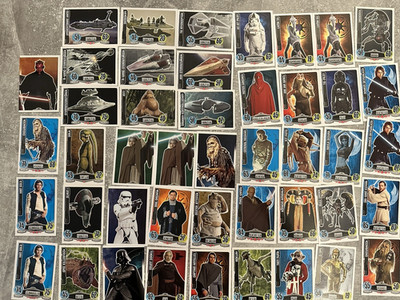 Topps Star Wars Force Attax TCG 34 Trading Cards Deutsch, Han Solo, Wookiee