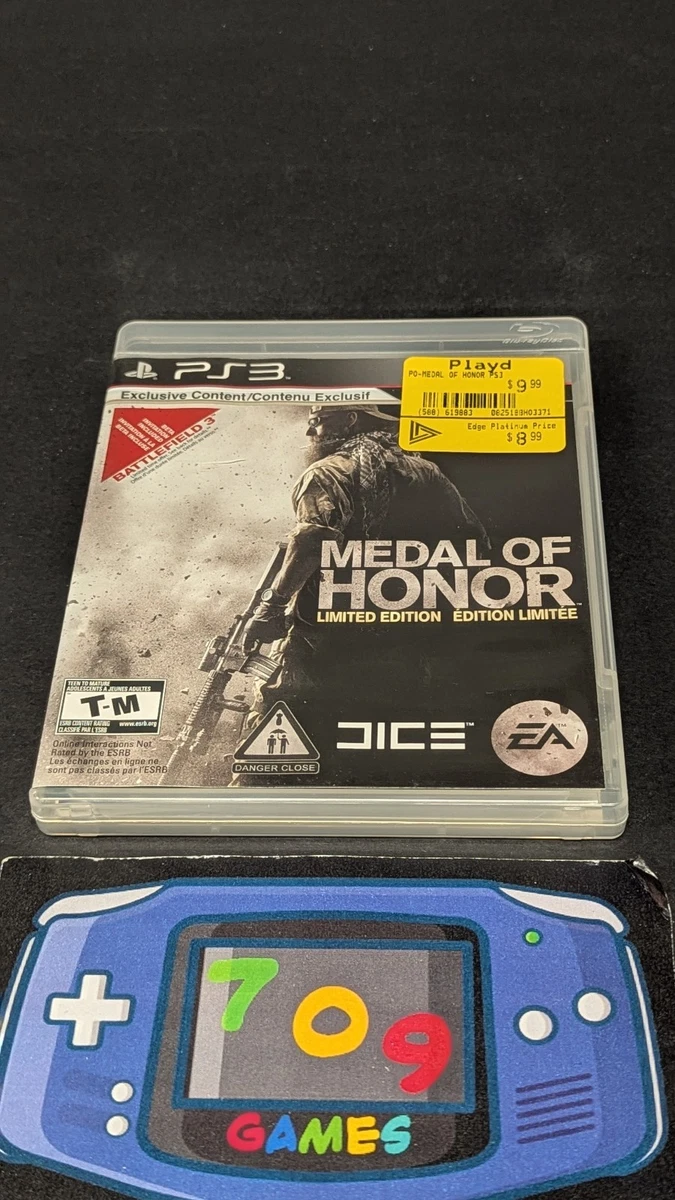 Jeu Sony PS3 Medal of Honor complet PlayStation 3