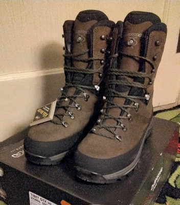 Lowa Tibet GTX Hi Boot Hunting Hiking Goretex Sepia Black MENS 11.5 NWT