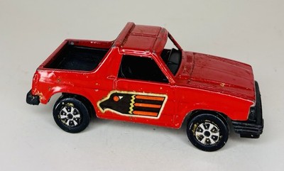 TOOTSIE TOYS VINTAGE Subaru  BRAT  Pick-up Truck 1980 s Eagle On Doors