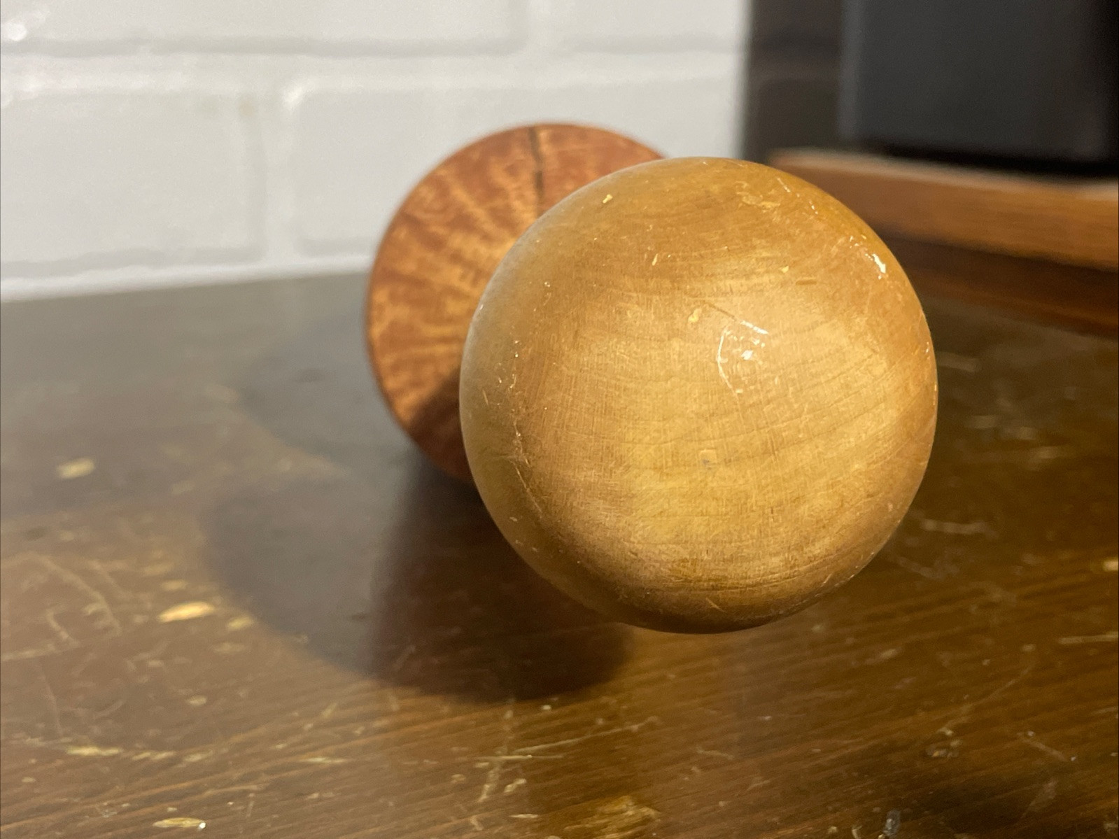 Vintage Wooden Masher 1950’s Kitchen Ware Pharmaceutical