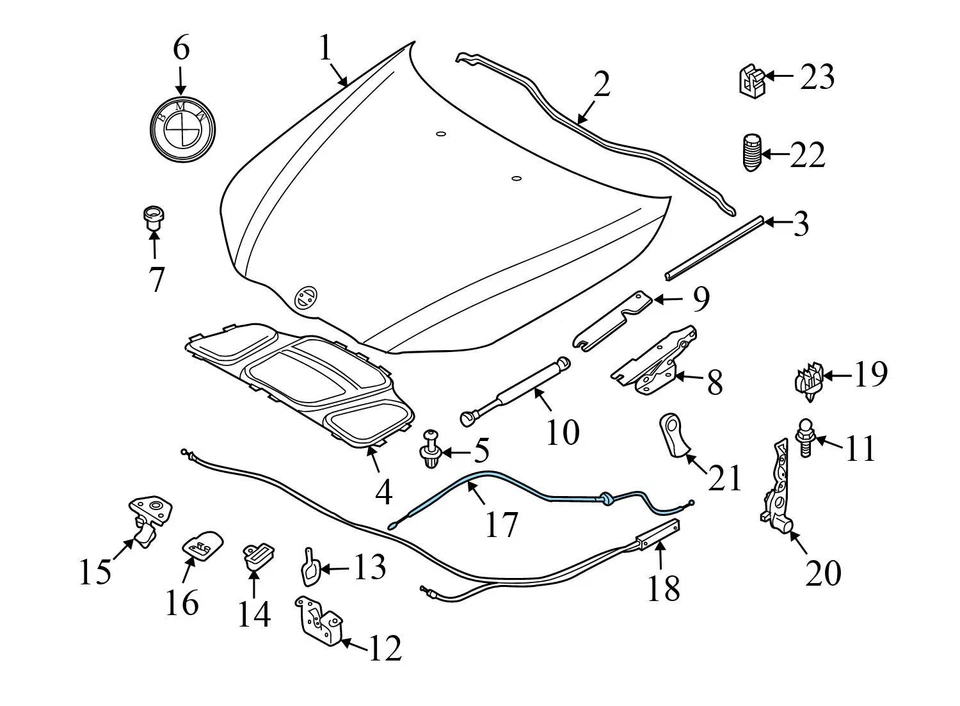 BMW M6 2006-2010 5,0 L - Pinza de freno delantera izquierda 2283161 Foto 4 de 4