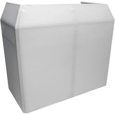 ProX XF-MESA MK2 DJ Booth Facade with Black  White Scrims