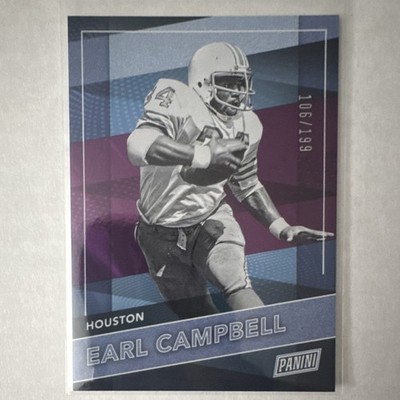 Panini The National 2026 Earl Campbell Houston #44 Numbered 106/199