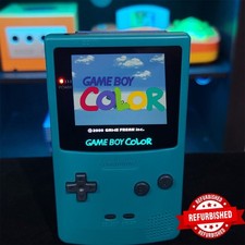 Nintendo Game Boy Color Console GBC Handheld Cleaned Tested New CaseRenewed Teal