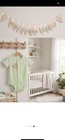 Carter's Newborn Cotton Knit Gingham Bodysuit Short Sleeve Snap Bear Patch — photo 4