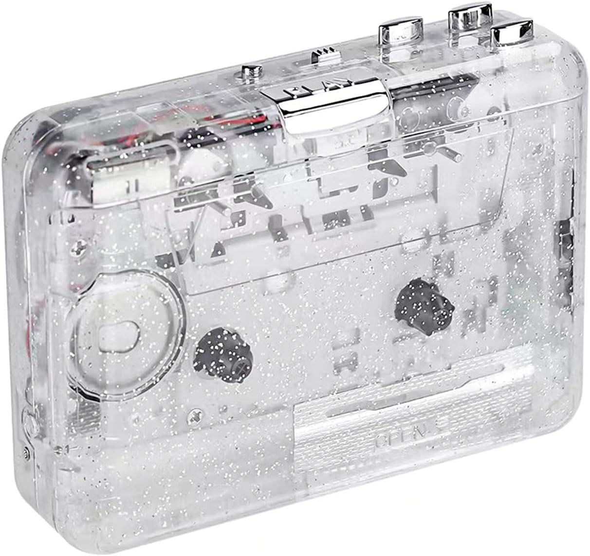 Lettore Cassette USB Portatile Trasparente | Convertitore Cassetta in MP3