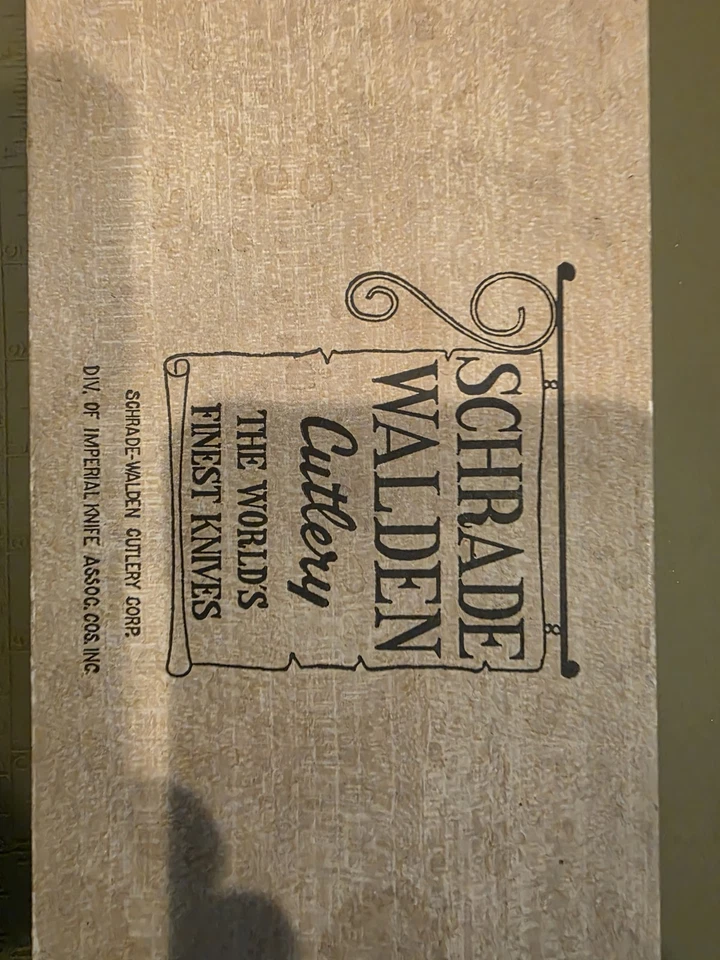 Faca de lâmina fixa Schrade Walden 147 com faca de bolso 80T ainda na caixa - Imagem 3 de 4